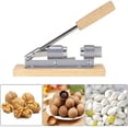 thumbnail image 4 of Multifunction Nut Cracker With Steady Wood Base, Heavy Duty Construction Ensures Durability And Stability, Suitable For Home Use Bakeries Restaurants Candy Stores, 4 of 5