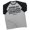 T-Shirt Heather Grey, variant on GYMISH Raglan Great Future Workout T-Shirt for Men – Funny Gym Shirt, Mens Fitness Tee, Motivational Workout Clothes, Athletic Gym Wear