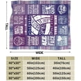 thumbnail image 2 of Custom Volleyball Blanket with Name for Women Men, Personalized Cool Volley Ball Themed Design Printed Throw Blankets for Teens Adults Lap, Chair Sofa, Giftable Blanket, 50"x 60", 2 of 6
