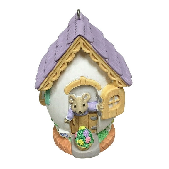 1995 Apple Blossom Lane (Easter) Hallmark Keepsake Christmas Tree Ornament - QEO8084