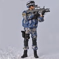 thumbnail image 1 of Colección 1: 6 de acción Conjunto completo 30CM Navy 12 '' Peace Mission Soldier Doll Model Playsets Juguetes azul Yotijar soldado militar del ejército 12 pulgadas, 1 of 10
