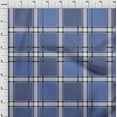 thumbnail image 3 of oneOone Cotton Cambric Fabric Tartan Check Print Fabric BTY 56 Inch Wide, 3 of 4