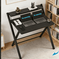 thumbnail image 6 of Ktaxon Folding Laptop Computer Desk Workstation Table No Assembly Wood Desktop Study Writing Desk Home Office Furniture, 6 of 6