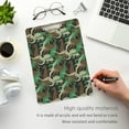thumbnail image 5 of FMSHPON Camouflage Dinosaur Vintage Clipboard Hardboard Wood Nursing Clip Board and Pull for Standard A4 Letter 13x9 inches, 5 of 8