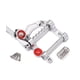 thumbnail image 3 of Eigraketly Puente de trémolo para guitarra eléctrica, suministro de pieza trasera de cuerpo plano, herramientas musicales profesionales, pieza de repuesto Accesorios para instrumentos musicales Eigraketly OD025931-00, 3 of 6