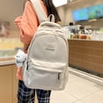 thumbnail image 5 of ibiyuan School Backpacks Minimalist Multi Pocket Laptop School Bag for Ages 10 to 18, High School, University, Travel, Daily Commute, Outdoor, 5 of 9