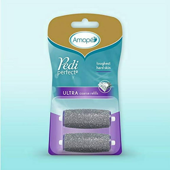 Amope Pedi Perfect - Electronic Foot File Ultra Coarse Diamond Crystals Refills, 2 Ct.