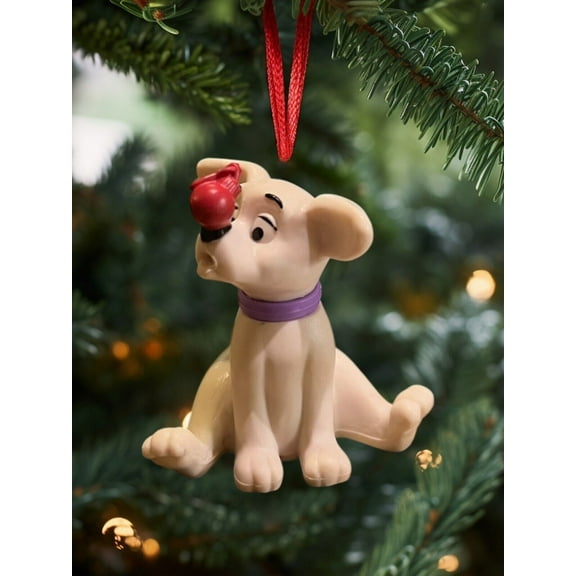 ORNAMENT 101 Dalmatians Red Christmas Ornament On Nose Disney Figurine