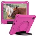 thumbnail image 6 of Case for iPad Mini 6th Generation 2021 (8.3 inch), Allytech Slim Kidsproof Foldable Handle Viewing Stand Durable Skid-Proof EVA Protective Case for Apple iPad Mini 6 2021(A2567/A2568/A2569), Rose, 6 of 6