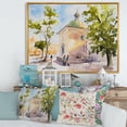 thumbnail image 2 of Designart 'People At Rustic Church In The Village' Country Framed Canvas Wall Art Print, 2 of 5