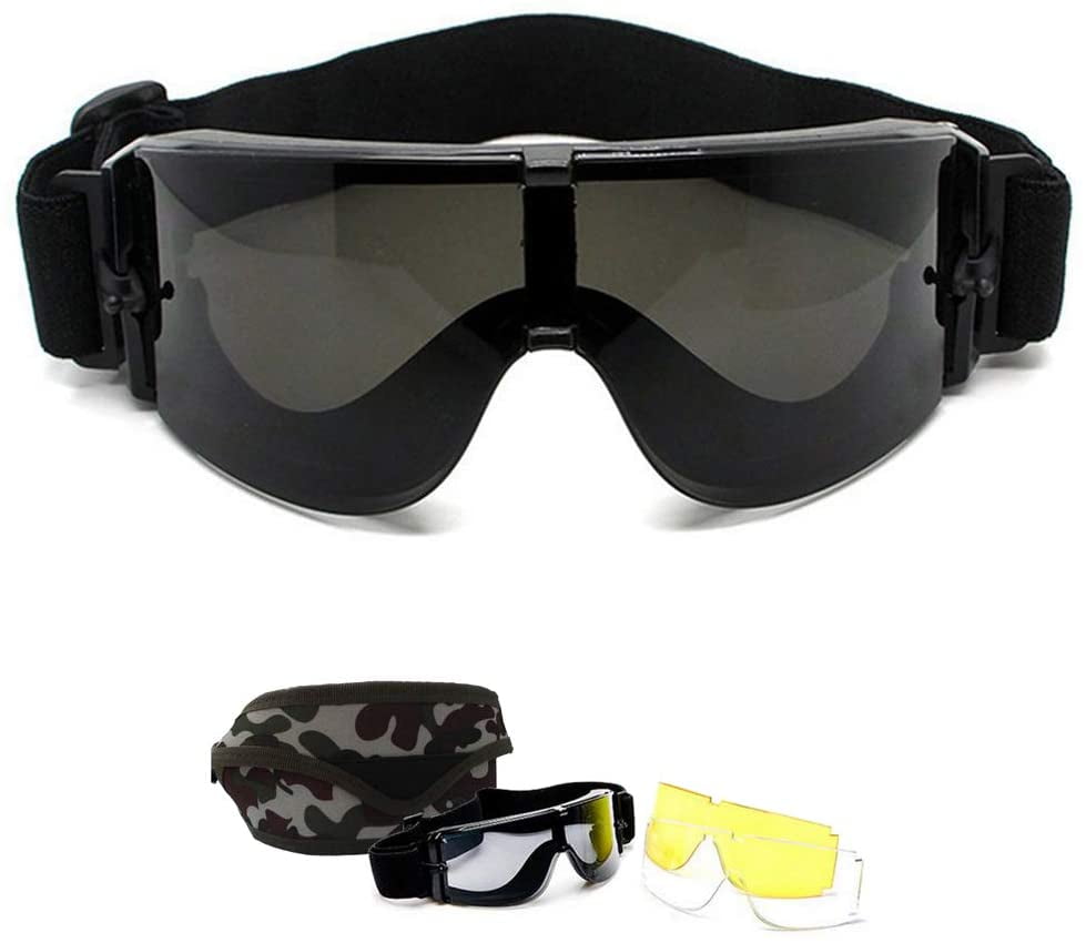 Tactical Anti Fog Airsoft Goggle Glasses Military Hunting Army Driving Sunglasse 