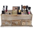 thumbnail image 2 of Caja de almacenamiento de cosméticos de madera Vhermosa para herramientas de maquillaje, 2 of 7