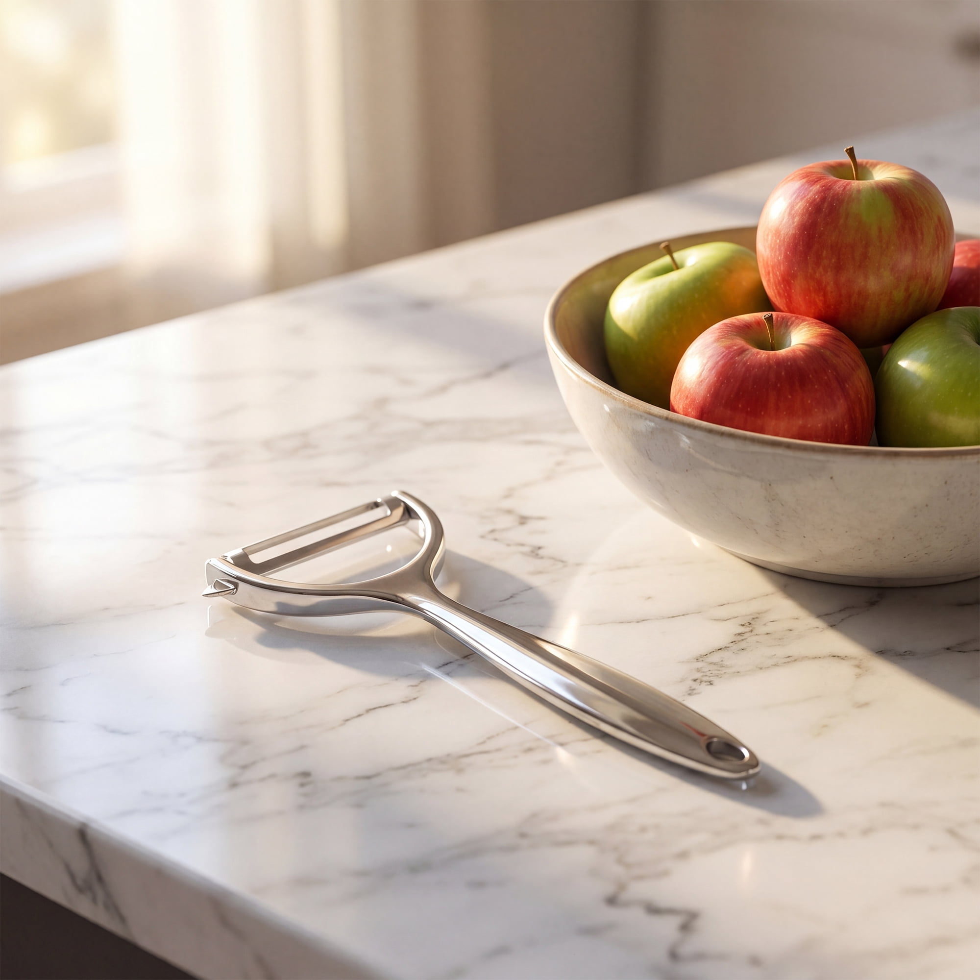 Unique Bargains Stainless Steel Y Vegetable Peeler with Handle Silver 6.1x2.4 inch