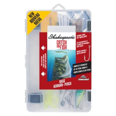 Shakespeare Catch More Fish Tackle Box Kit (Best Tackle For Walleye)