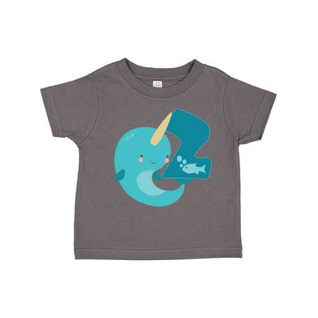 

Inktastic Narwhal 2nd Birthday Gift Toddler Boy or Toddler Girl T-Shirt