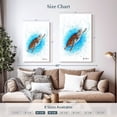 thumbnail image 4 of Elephant Stock Happy Sea Turtle Wall Art - Vertical Canvas Wall Art - Living Room Wall Decor - Animal Canvas - White And Blue Decor By Ashvin Harrison - 24" x 36", 4 of 8