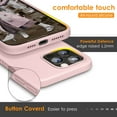 thumbnail image 5 of DTTO iPhone 13 Pro Max Case, Liquid Silicone Shockproof Cover [Enhanced Camera and Screen Protection] with Honeycomb Grid Cushion, Pink Sand, 5 of 7