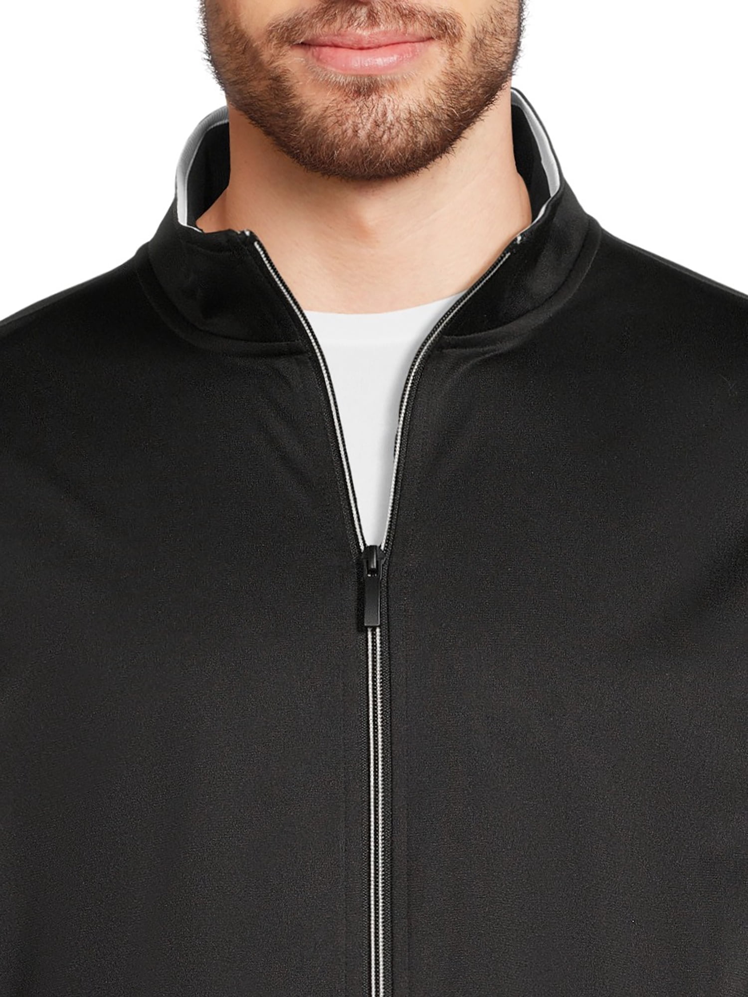 Athletic Works Men's Tricot Track Jacket, Sizes S- 3XL