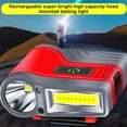 thumbnail image 2 of Yuarrent Faro portátil impermeable para acampar y ciclismo, linterna recargable, sombrero para correr, antorcha montada, equipo para exteriores Gris Yuarrent OD029156-02, 2 of 6