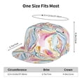 thumbnail image 5 of Goofa Abstract Marble Texture Printed Men's Baseball Cap,Straight Brim Hat,Golf Dad Hat,Versatile Style,Sun Protection Cap,Travel Hat, 5 of 9