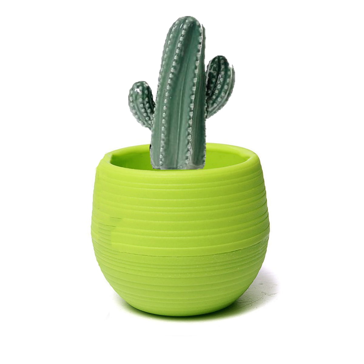 Rectangular Plastic Bonsai Cactus & Succulent Bin Pot 10"x 2.5" x 2.5" Green