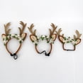 thumbnail image 5 of Diadema navideña para mascotas, diadema con astas de reno, disfraz navideño para mascotas, accesorio para el pelo para perros, 5 of 5