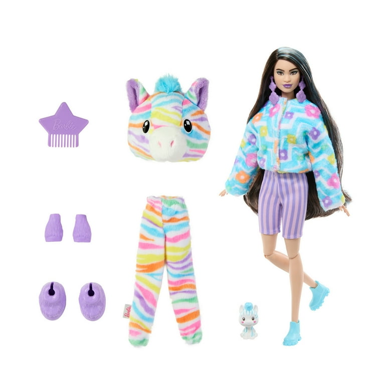 barbiebeeba [プロ必読] 様 Mattel HRK39 Barbie Cutie Reveal Zebra Doll - Walmart.com