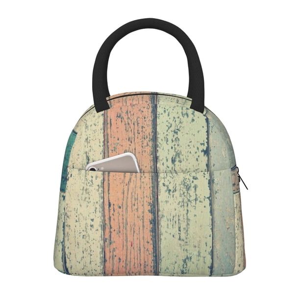 Balery Hardwood Bolsa de Almuerzo para Mujeres, Caja de Almuerzo, Bolsa de Almuerzo Pequeña Impermeable, Tote de Almuerzo Reutilizable con Gran Capacidad