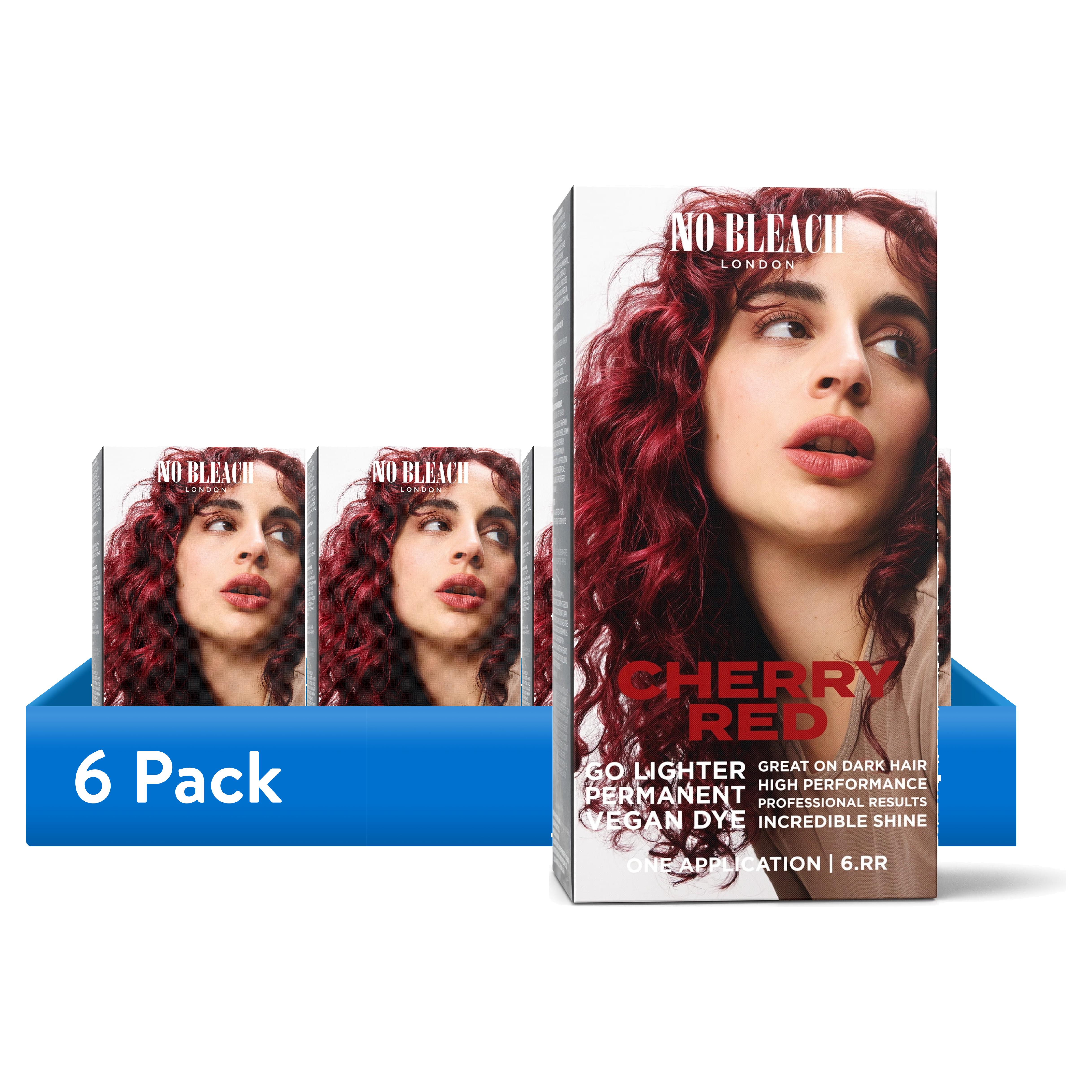 (6 pack) CHERRY RED PERMANENT KIT