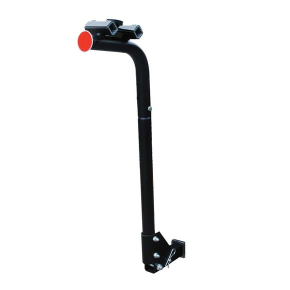 Husky Towing Bike Rack 81146 2 Inch Receiver Hitch Mount; Holds 2 Bikes; Up To 60 Pound Weight Capacity; Bike Frame Clamp; Without Lock; Non-Foldable; Black Powder Coated; Steel