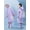Violet, variant on Cute bunny hooded raincoat for girls with backpack pockets | Pink, high-quality all-season jacket, loose long sleeves, suitable for outdoor play, parties and casual wear.