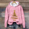 thumbnail image 2 of Futezty Christmas Sweatshirts for Women Novelty Funny Santa Xmas Tree Graphic Pullover Tops Loose Casual Fleece Shirts, 2 of 4