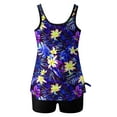 thumbnail image 5 of Fmbrln Tankini Swimsuits for Women with Boyshorts Fashion Floral Print Two Piece Modest Bathing Suits Athletic Swimwear Sets, 5 of 7