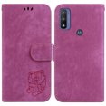 thumbnail image 2 of Compatible avec Motorola Moto g Pure Embossé Mignon Étui Portefeuille à Rabat Tiger avec Porte-Cartes, 2 of 5