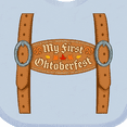 thumbnail image 4 of Inktastic My First Oktoberfest Leiderhose Overalls Boys or Girls Baby Bib, 4 of 4