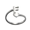 thumbnail image 3 of Bagues Ouvertes Lettres Anglaises Mode 26 Acier Inoxydable Filles Amour Bijoux Rétro, 3 of 9