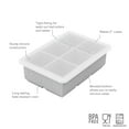 thumbnail image 2 of Tovolo King Cube Ice Tray w/Lid Oyster Gray, 2 of 7