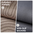 thumbnail image 4 of Front Door Mat 17''x30'', Brown Absorbent Muddy Dirt Resist Washable Non Slip Low-Profile Indoor Doormat, Easy Clean Welcome Entryway Door Mats, 4 of 9