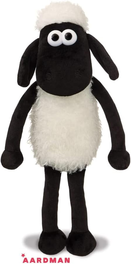 Shaun the Sheep 61173 40cm Plush Cuddly Toy, Black and White