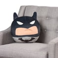 thumbnail image 3 of Batman Warner Bros Grey Detective Round Plush Cloud Pillow, Entertainment for Kids, 3 of 7