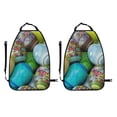 thumbnail image 2 of Kdxio Easter Egg1 Print 2 Pack Car Kick Mat Seat Cover Back Protector Mat with Pockets for Organizer Backseat Protector and Storage Anti Kick Pad for Vehicles, 2 of 9