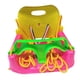 thumbnail image 2 of Asiento colgante infantil para exteriores, 44 cm x 34 cm x 40 cm, con respaldo alto, ideal para parques, patios y salas de juegos. Rosa, 2 of 9