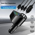 thumbnail image 4 of Car Cigarette Lighter Splitter with 4 Ports & Voltage Display, Fast Charge 4 Devices Simultaneously, Power GPS, Vacuums, and Portable Fridges, 4 of 8