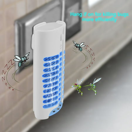 Electric Plug-in Lamp Pest Control for Gnat & Mosquitoes,Indoor Bug Zapper Flying Insect Killer using UNIQUE UV Light Trap Technology & Sensor | Electronic Fly (Best Electric Fly Trap)