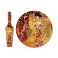 thumbnail image 1 of Decorative Plate and Spatula Set, Amazing Design Platter for Home and Decor - 12 Inches Plate and Spatula Set, Adela, G.Klimt, 1 of 1