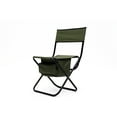 thumbnail image 6 of 2-piece Folding Outdoor Chair With Storage Bag, Portable Chair For Indoor, Outdoor Camping, Picnics And Fishing,Grey,Green, 6 of 15