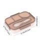 thumbnail image 3 of Fiambrera para microondas, caja bento con divisores, recipiente hermético para ensaladas, frutas y comidas, portátil para oficina, viajes y picnic, fácil de transportar con cierre hermético, apta par, 3 of 7