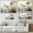 thumbnail image 4 of Designart "Enchanted Jade Blossoms" Flower Floater Framed Wall Art Living Room, 4 of 5