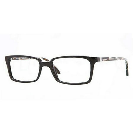 - Versace VE3174-GB1 Rectangle Women's Black Frame Genuine Eyeglasses New In Box