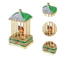 thumbnail image 6 of Milageto Bird Cage Figurine Collectible Jewelry Box for Necklace Ears Home Office Green, 6 of 8